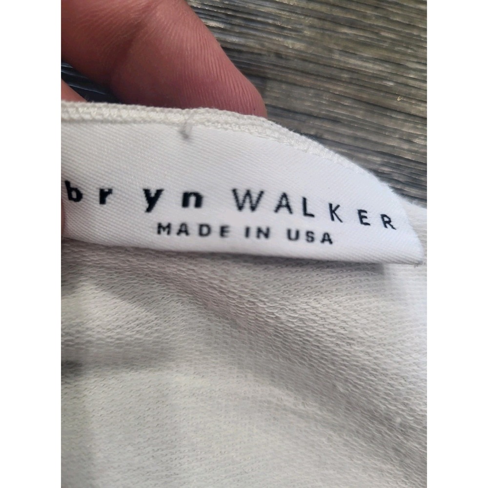 Bryn‎ Walker Sunday Shirt Womens Medium White Long Sleeve Pockets Oversized USA - Picture 4 of 7